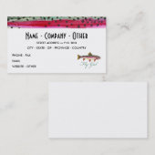 ニジマス·フライ 名刺 (正面/裏面)