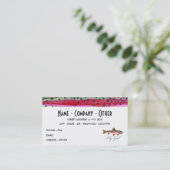 ニジマス·フライ 名刺 (スタンド正面)