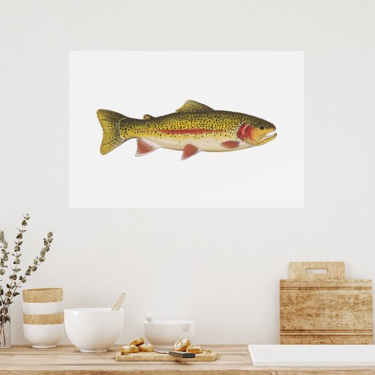 ニジマス ポスター (キッチン)