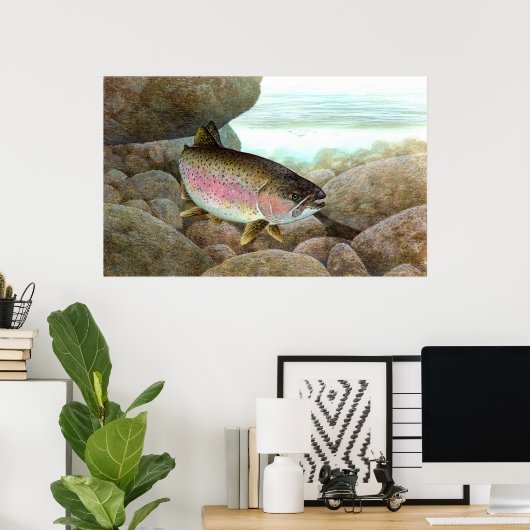 ニジマス ポスター (ホームオフィス)