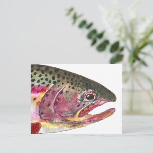 ニジマス ポストカード (スタンド正面)