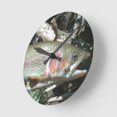 ニジマス ラウンド壁時計 (傾斜)