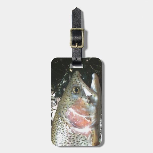 ニジマス ラゲッジタグ (正面縦)