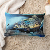 ニジマス ランバークッション (ブランケット)