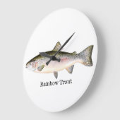 ニジマス ラージ壁時計 (傾斜)