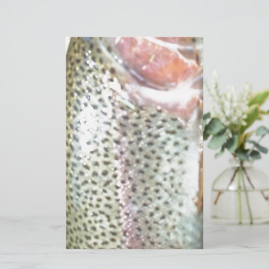 ニジマス 便箋 (スタンド正面)