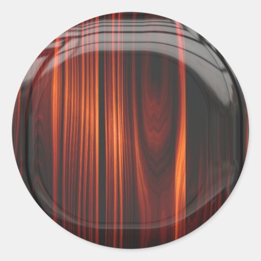 ニスクールント仕上げ木光沢シール ラウンドシール (正面)