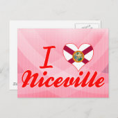 ニスヴィル、フロリダが大好き ポストカード (正面/裏面)