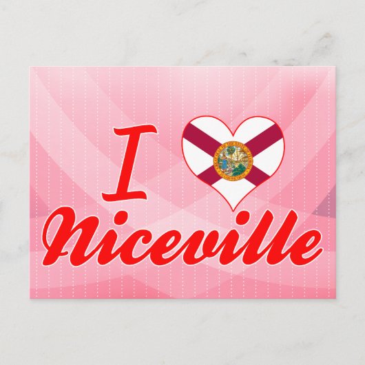 ニスヴィル、フロリダが大好き ポストカード (正面)