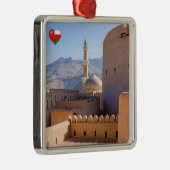 ニズワのグランドモスクとミナレット-オマーン メタルオーナメント (右)