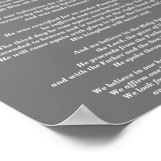 ニセの信条 ポスター (角)