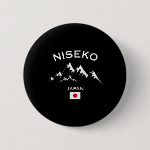 ニセコジャパンスキーリゾート北海道日本の山 缶バッジ