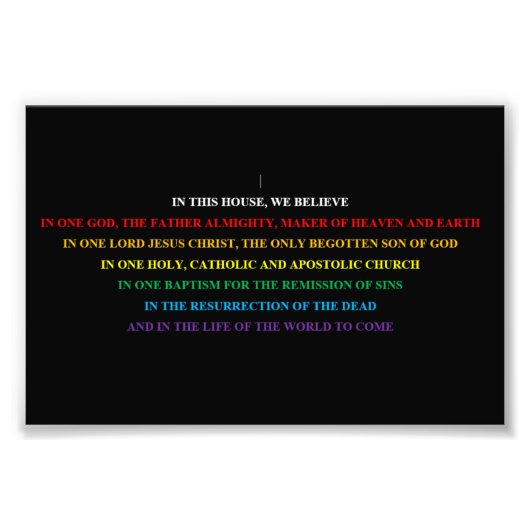 ニセネクレードの短縮記号で署名。 フォトプリント            (正面)