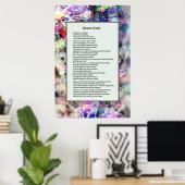 ニセネクレードクリスチャンプリント ポスター (ホームオフィス)