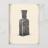 ニセモノの万能薬ビン面白いポスター ポストカード (正面)