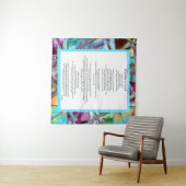 ニセンクリードタペストリー祈りの言葉ウォールデコール タペストリー (インサイチュ(横))