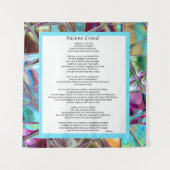 ニセンクリードタペストリー祈りの言葉ウォールデコール タペストリー (正面)