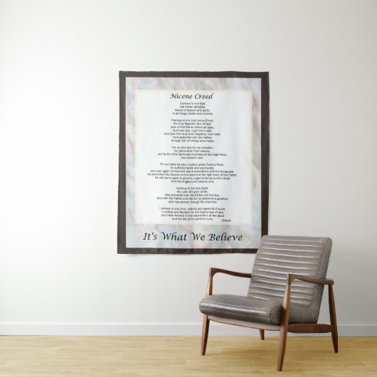 ニセン・クリード・タペストリー・クリスチャン・祈りの言葉・デコール タペストリー (インサイチュ)