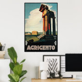 ニゾリアグリゲントシチリアイタリア ポスター (ホームオフィス)