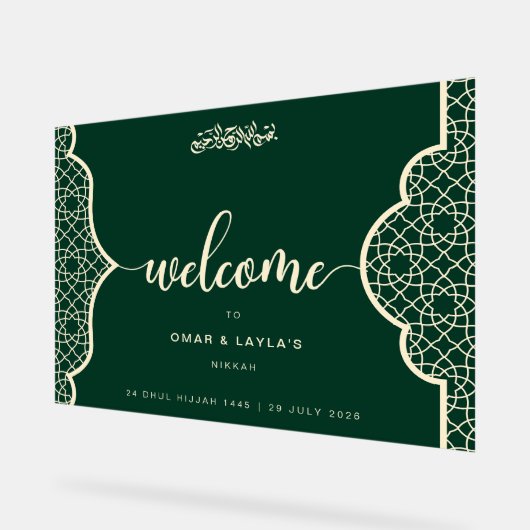 ニッエレガントカパーソナライズされたアクリル徴候 アクリルサイン (傾斜)