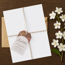 ニッエレガントカ・イスラーム結婚の感謝の気持ち ギフトタグ