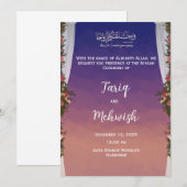 ニッカセレモニー招待状カード結婚ズムスリム 招待状 (正面/裏面)