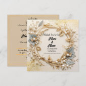 ニッカ・ウェディングの招待状 招待状 (正面/裏面)