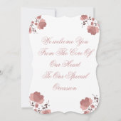 ニッカ・ムバラク 結婚式招待状カード (裏面)