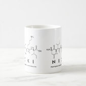 ニッキのペプチド名mug コーヒーマグカップ (中央)