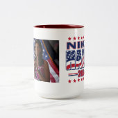 ニッキーヘイリー2024 ツートーンマグカップ (中央)