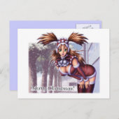 ニッキー – アニメクリスマス シーズンポストカード (正面/裏面)