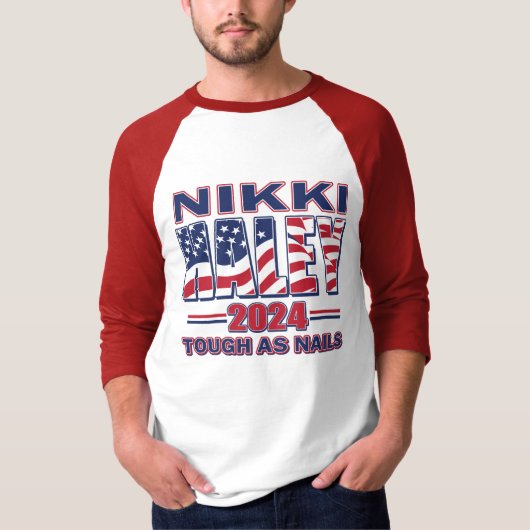 ニッキー・ヘイリー大統領2024 Tシャツ (正面)