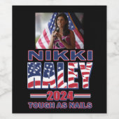 ニッキー・ヘイリー社長 ワインラベル (シングルラベル)