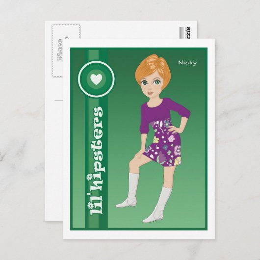 ニッキー ポストカード (正面/裏面)