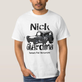 ニッキーGiardinaダンベリー公平なRacearena SNYRAナスカー Tシャツ