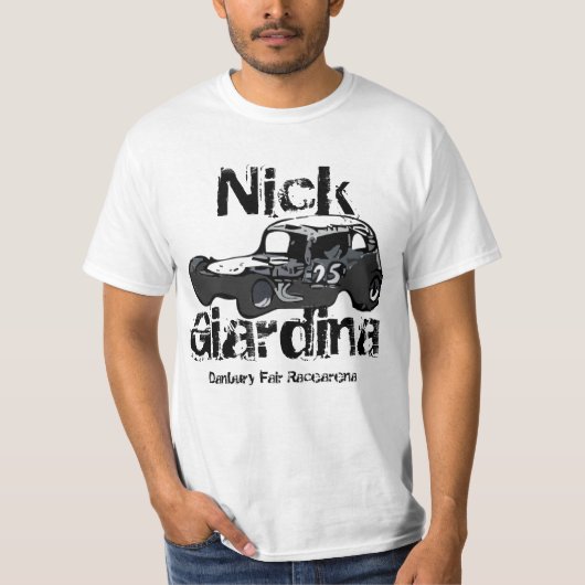 ニッキーGiardinaダンベリー公平なRacearena SNYRAナスカー Tシャツ (正面)