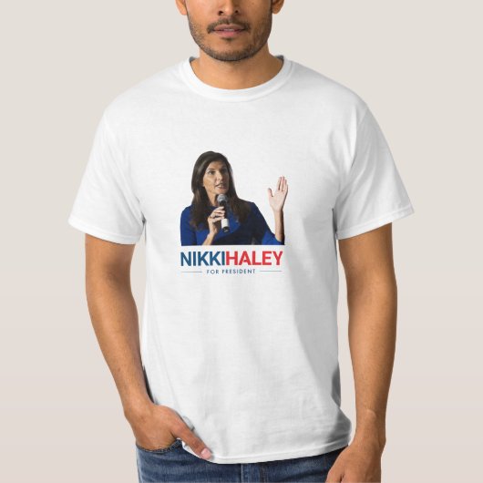 ニッキ・ヘイリー大統領2024 Tシャツ (正面)