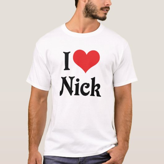 ニックが大好き Tシャツ (正面)