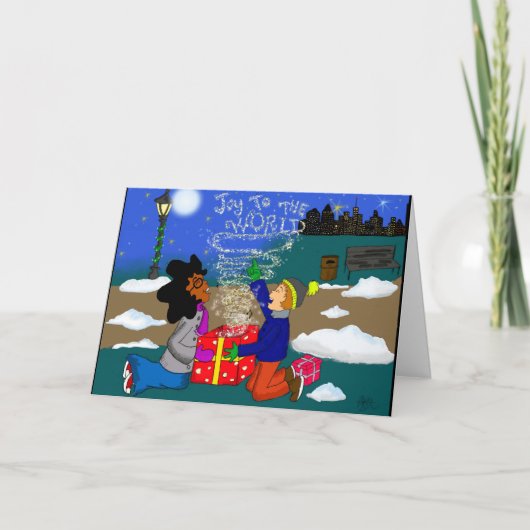 ニックとマイクのクリスマスカード シーズンカード (正面)