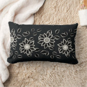 ニックデイヴィッド-バンダナの黒い腰神経の枕 ランバークッション (ブランケット)