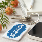 ニックネームのスクーターのkeychain キーホルダー (正面右)