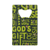 ニックネーム クレジットカード栓抜き (裏面)