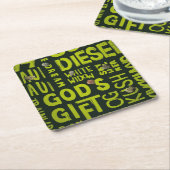 ニックネーム スクエアペーパーコースター (アングル)