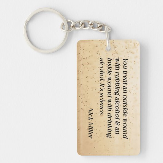 ニックミラー引用文3/6 キーホルダー (正面)