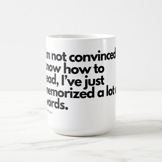 ニックミラー引用文 コーヒーマグカップ (中央)