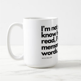 ニックミラー引用文 コーヒーマグカップ