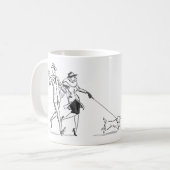 ニック及びノラ コーヒーマグカップ (正面左)