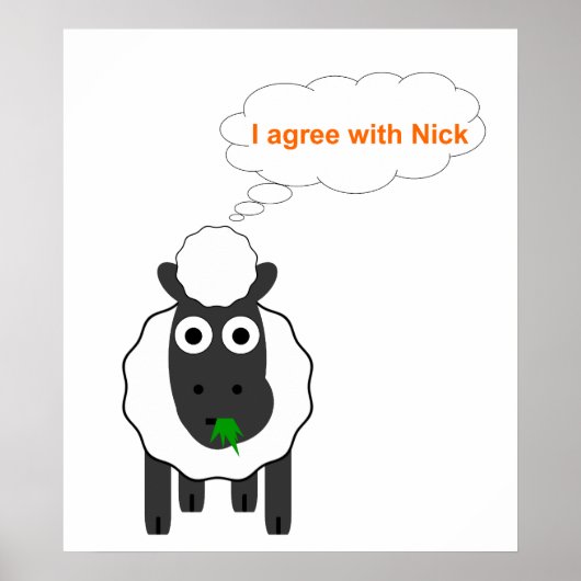 ニック~の総選挙に賛成だ ポスター (正面)