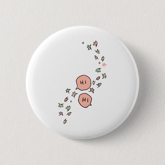 ニック・アンド・チャーリー・ハートストッパー 缶バッジ (正面)