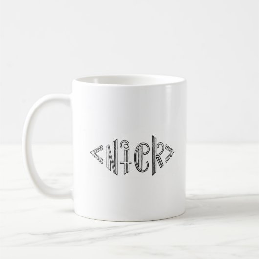 ニック コーヒーマグカップ (左)